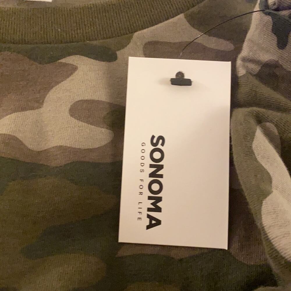 Sonoma Green Camo Goods For Life T-shirt dress. - Picture 5 of 7